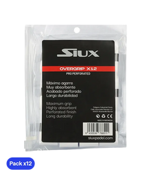 Overgrip Siux Pro perforado White (Pack x12)