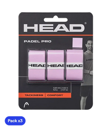 Overgrips HEAD Padel Pro Rosa (Pack x3)