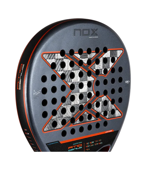 NOX AT10 Genius 18K Alum 2025 Agustín Tapia Padel Racket