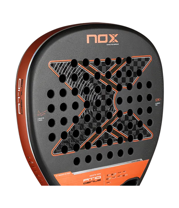 NOX AT10 Genius Attack 12K 2025 Agustín Tapia Padel Racket