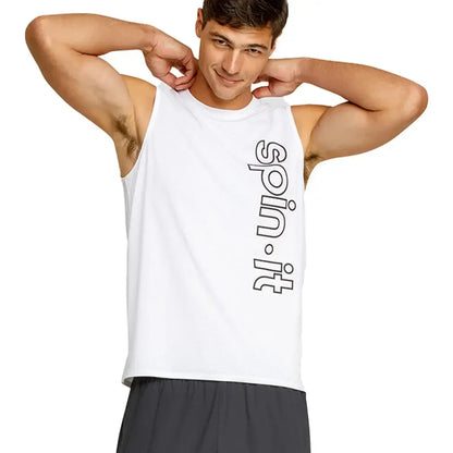 Men's Josh Pickleball Tank Lavender Mist and Chalk