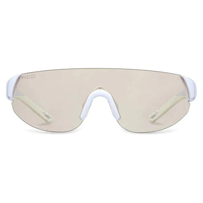 Shield Pickleball Eyewear White and Light Smoke