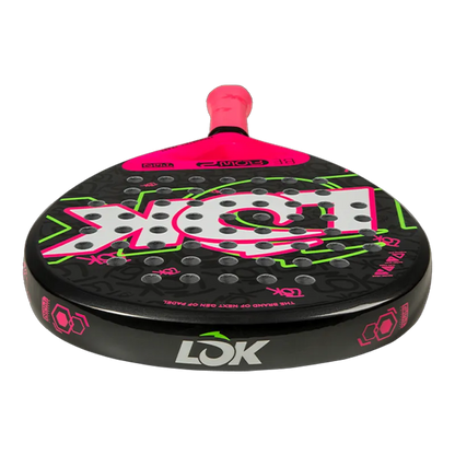 LOK Be Flow Gen 2 Pink/Green 2026 Padel Racket