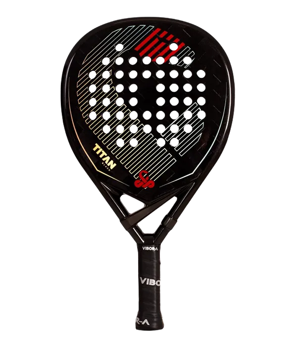 VIBOR-A Titan 15K Black Twill 2026 Padel Racket