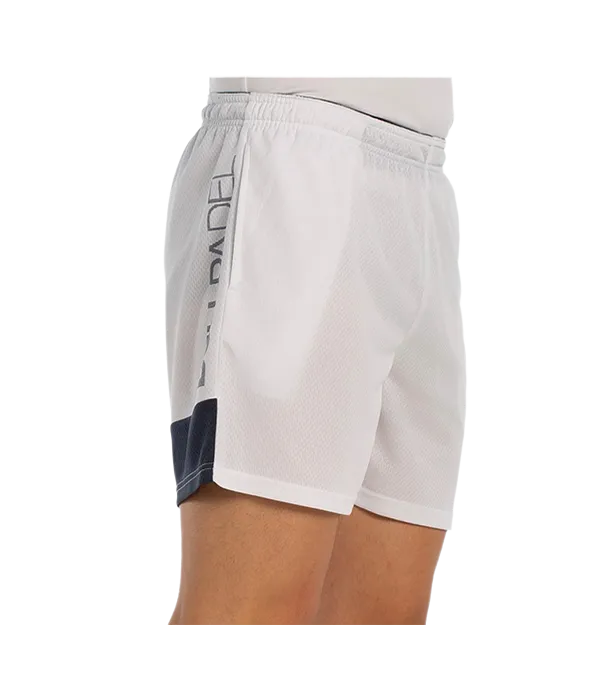 Pantalón Bullpadel Corto Laracha White 2025