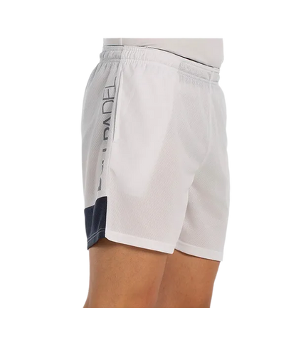 Pantalón Bullpadel Corto Laracha White 2025