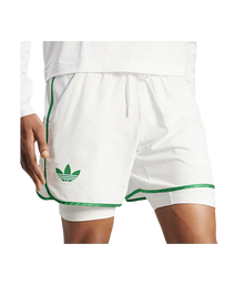 Pantalón Corto Adidas Climacool White Logo Verde 2025