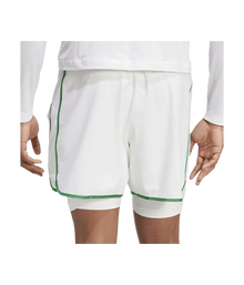 Pantalón Corto Adidas Climacool White Logo Verde 2025