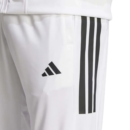 Pantalon Largo Adidas 3S Knit Blanco