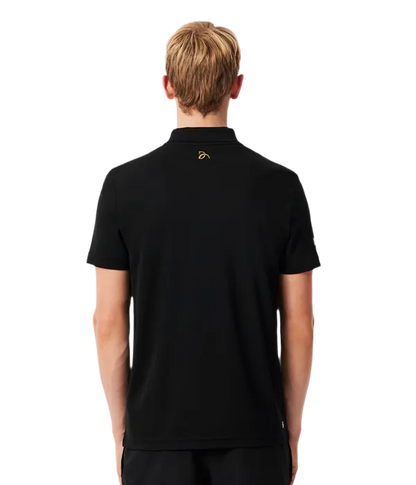 Polo Lacoste Novak Djokovic Negro 2025