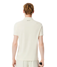 Polo Lacoste Ultra Dry White Roto 2025