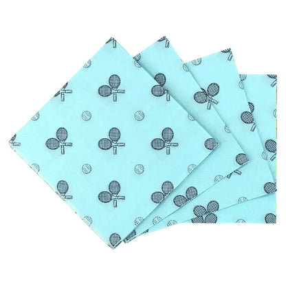Tennis Cocktail Napkins 20 Pack-Accessories-Racquet Inc-RITG19-6-1-Tennis Express
