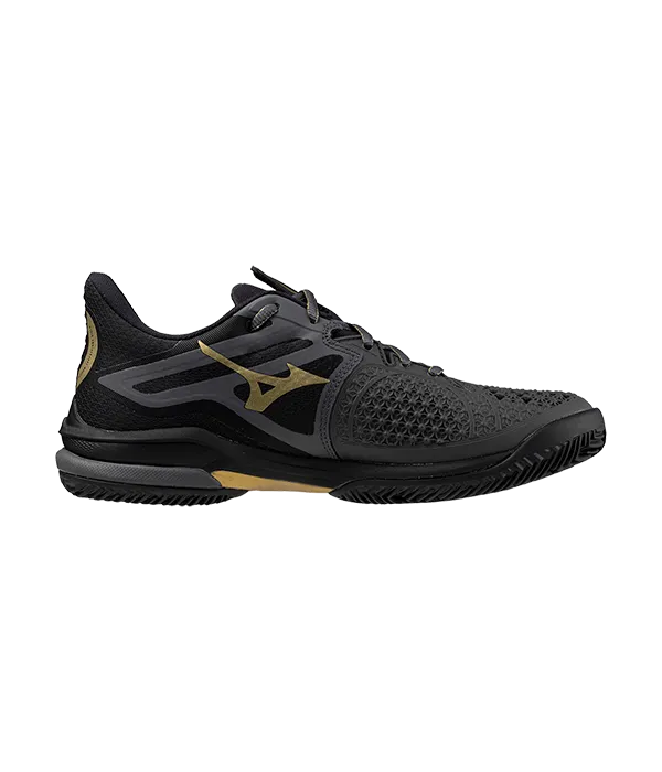 Padel Shoes Mizuno Wave Exceed Tour 6 CC 10th Negro/Oro