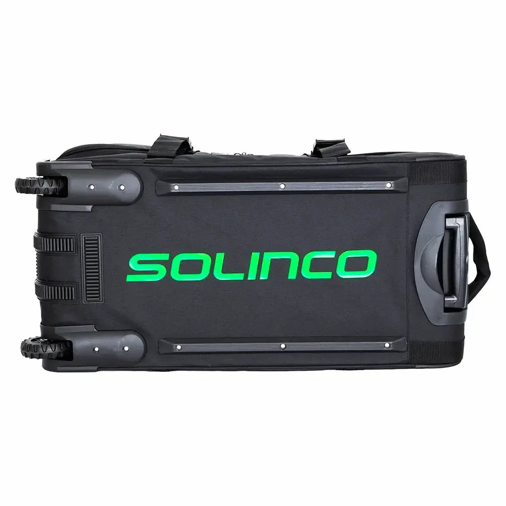 Tour Tennis Travel Bag with Wheels Black and Green