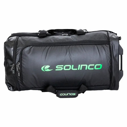 Tour Tennis Travel Bag with Wheels Black and Green