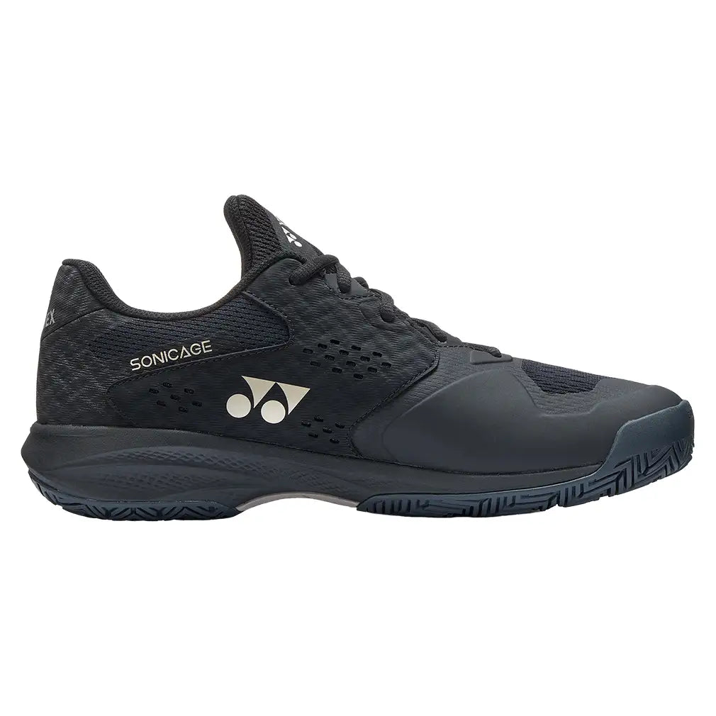 Women's Power Cushion SONICAGE Tennis Shoes Black and Mocha Gray