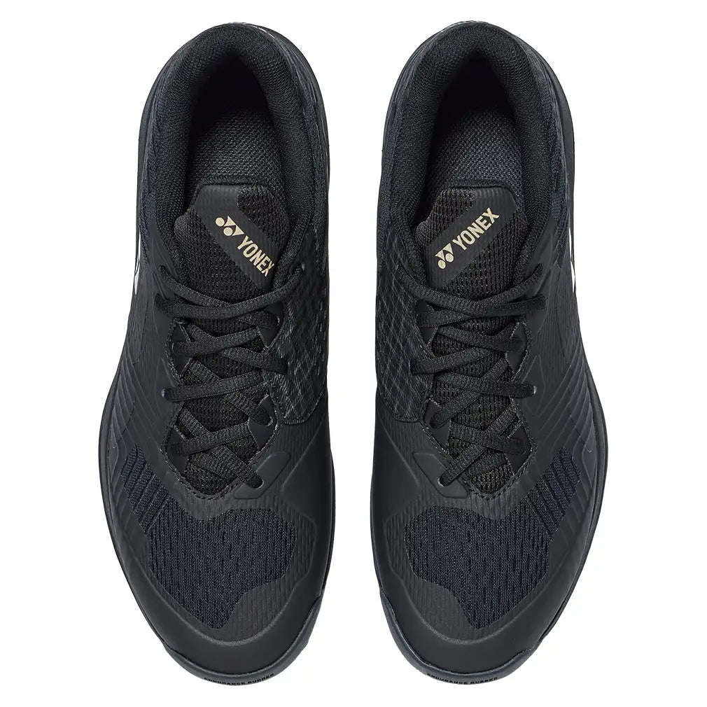 Men's Power Cushion SONICAGE Tennis Shoes Black and Mocha Gray