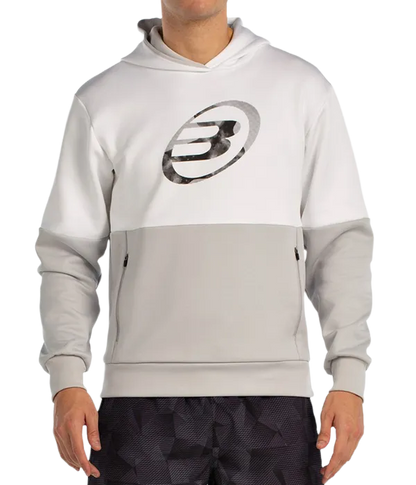 Sudadera Bullpadel Boyal White 2025