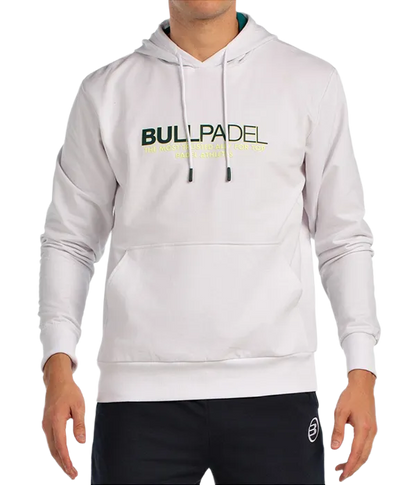 Sudadera Bullpadel Boyen White 2025