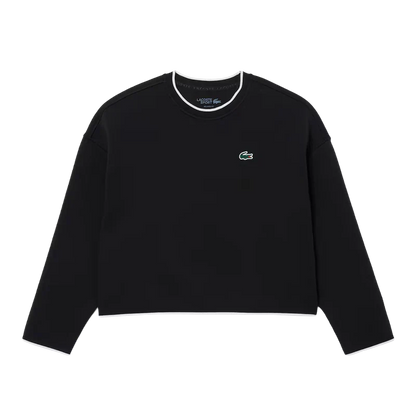 Sudadera Lacoste Con Relieve Negro 2025