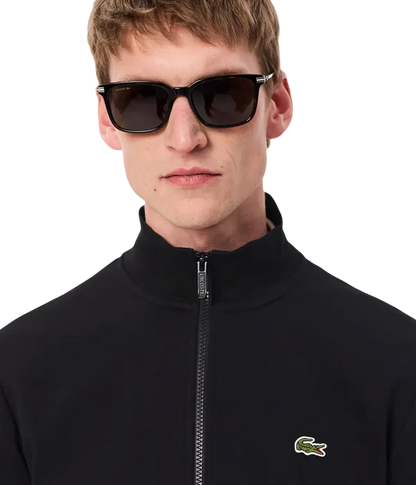 Sudadera Lacoste con Cremallera Negro 2025