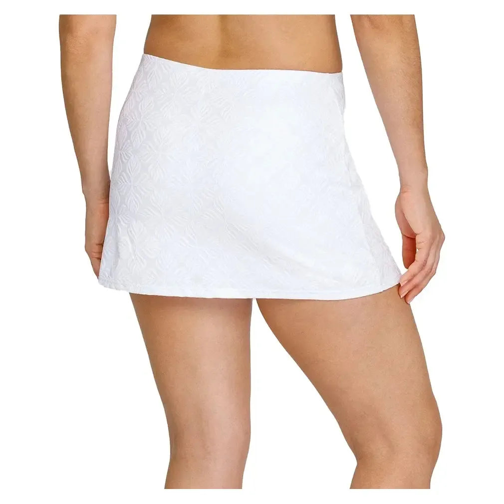 Women's Indra 13.5 Inch Tennis Skort Crystal Jacquard