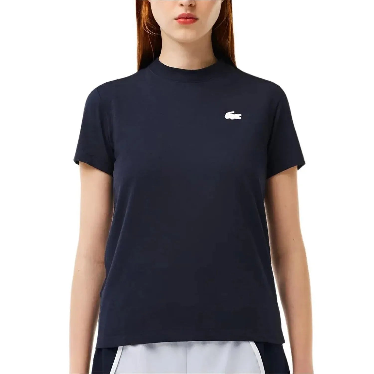 Women's Core Performance Tennis Tee-Apparel-Lacoste-TF9246-B-N1-Tennis Express