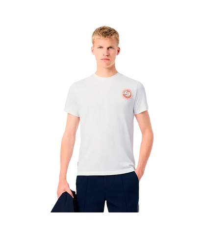 Camiseta Lacoste Roland Garros White 2025