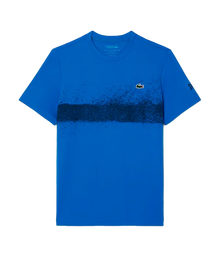 Camiseta Lacoste Novak Djokovic Tee Azul/Negro 2025