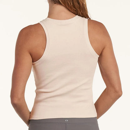 Women's Classic Crew Neck Tennis Tank-Apparel-Thrive Societe-TK4039974-BIRCH-BK-Tennis Express