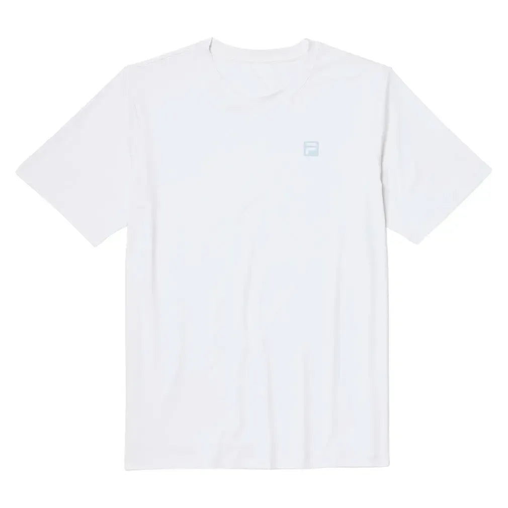 Men's Volley Solid Core Tennis Top White-Apparel-Fila-TM511118-100-Tennis Express
