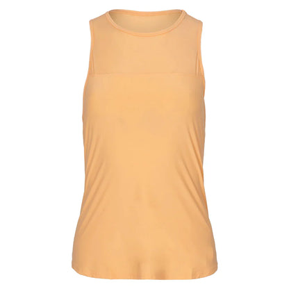 Women's Love All Tennis Tank Peach-Apparel-Bobbe-TRC-LAT-1100-Tennis Express