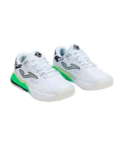 Padel Shoes Joma Spin Men 2502 White/Green 2025