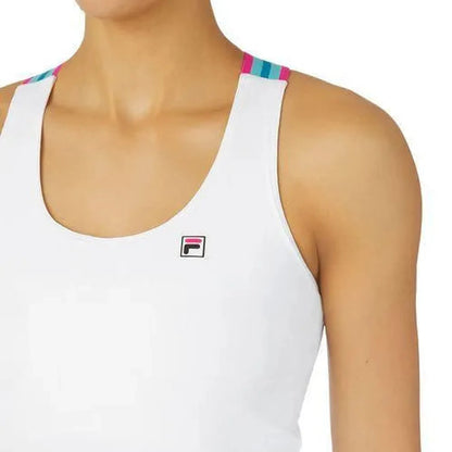 Women's Tie Breaker Cross Back Tennis Tank