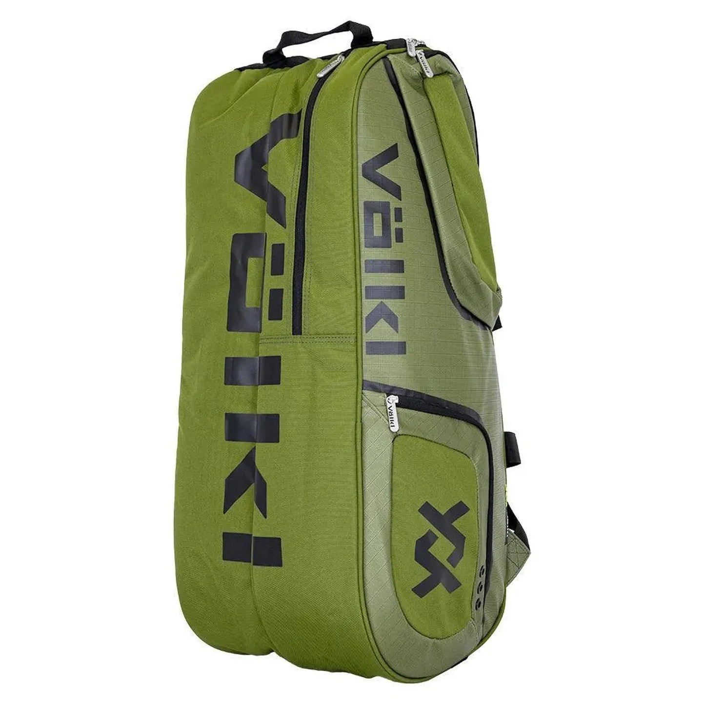 Primo 6 Pack Tennis Bag Army Green and Black
