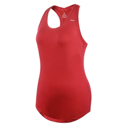 Women's Hailey Racer Tennis Tank-Apparel-Duc-W2206-TEAM-Cardinal-610000Tennis Express
