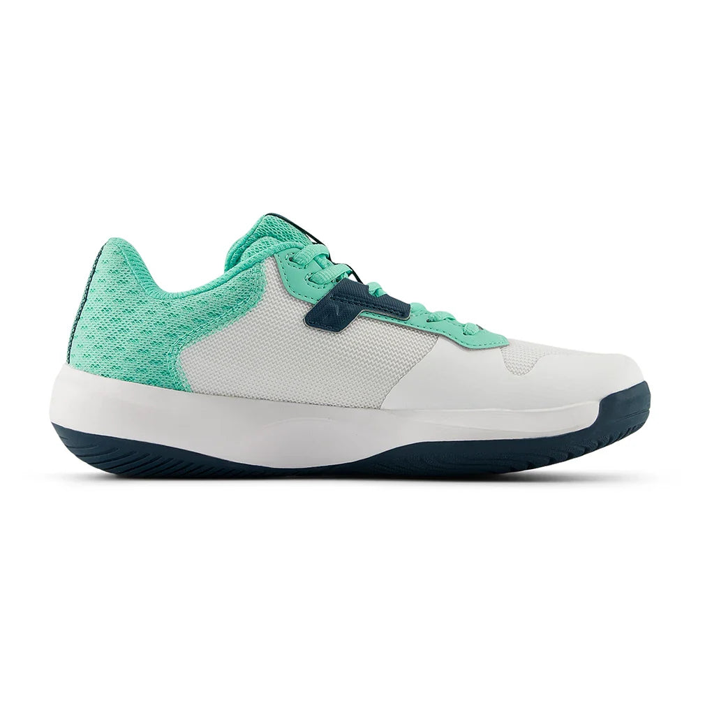 Women's 696v6 2E Width Tennis Shoes White and Deep End