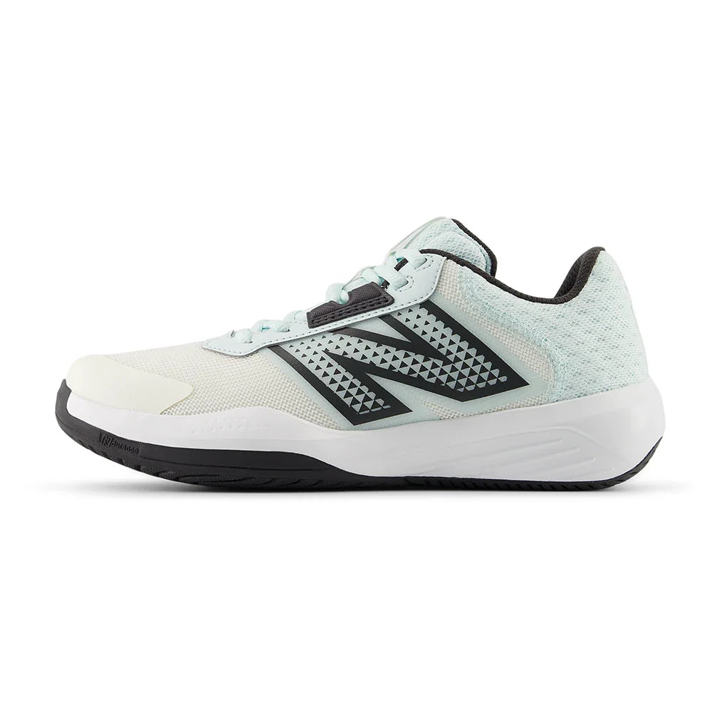 Women's 696v6 2E Width Tennis Shoes Sea Salt and Glint Blue