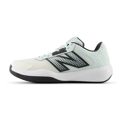 Women's 696v6 D Width Tennis Shoes Sea Salt and Glint Blue