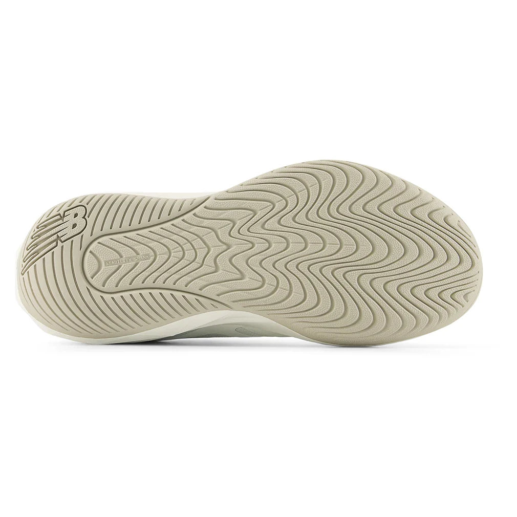 Women's FuelCell 796v5 2E Width Tennis Shoes Sea Salt and Metallic Silver 877 C