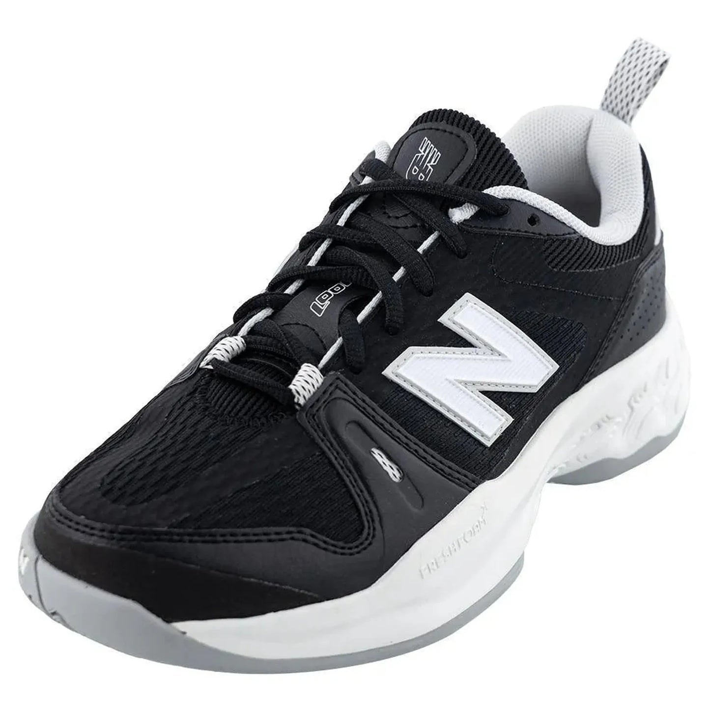 Women's Fresh Foam X 1007 2E Width Tennis Shoes Black-Footwear-New Balance-WC1007BK2E-F23-Tennis Express