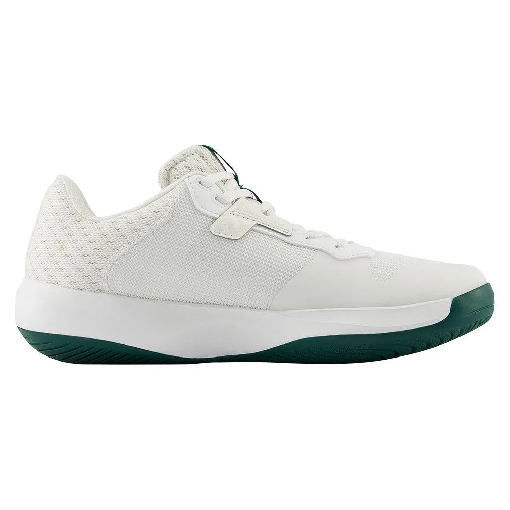 Women's 696v6 B Width Tennis Shoes White and Marsh Green