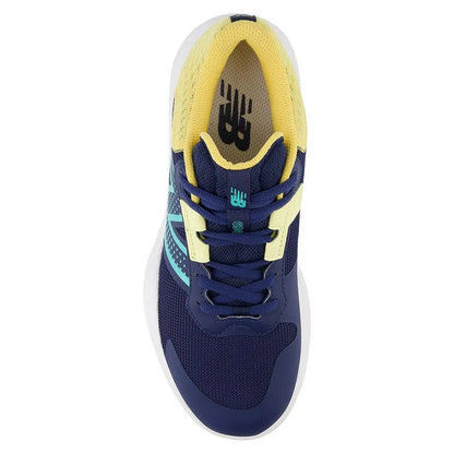 Women's 696v6 D Width Tennis Shoes White and Cyber Jade