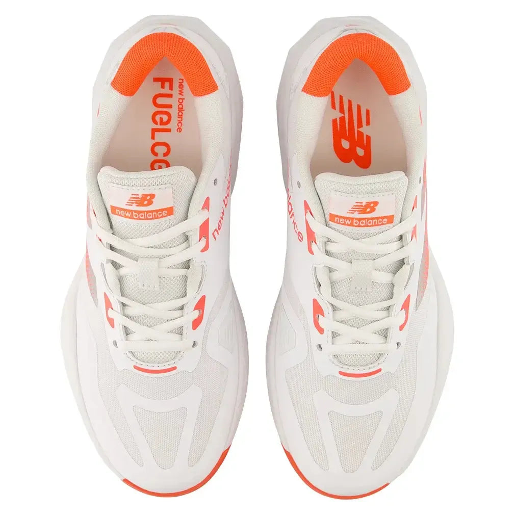 Women's FuelCell 796v4 D Width Tennis Shoes White and Urgent Red