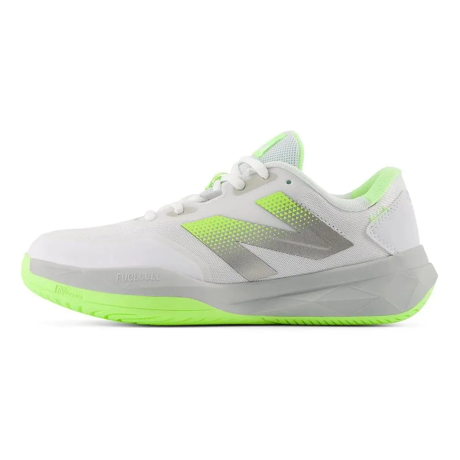 Women's FuelCell 796v4 B Width Tennis Shoes White and Bleached Lime-Footwear-New Balance-WCH796W4-1-2-[Sku]-Tennis Express