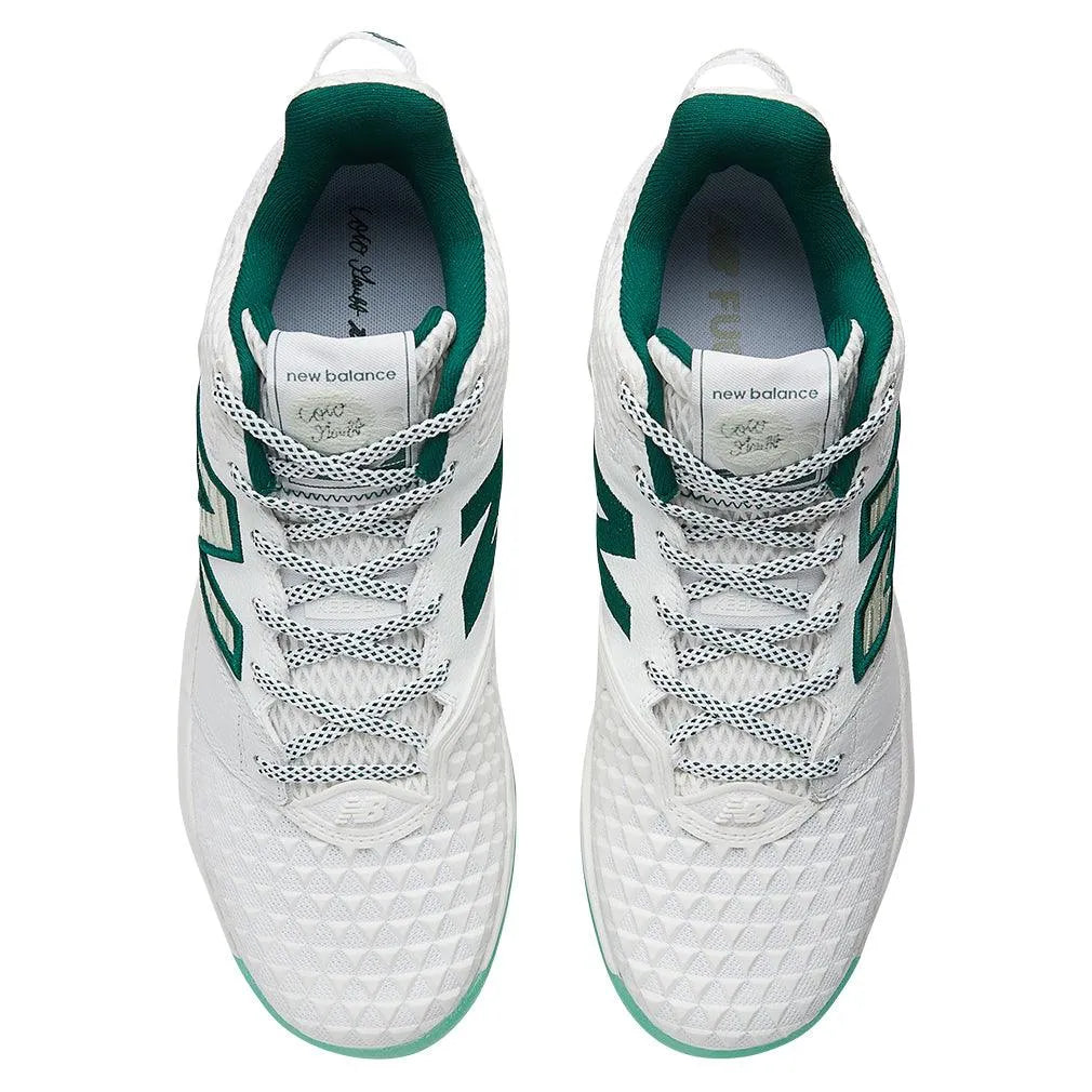 Women's Coco CG2 B Width Tennis Shoes White and Marsh Green