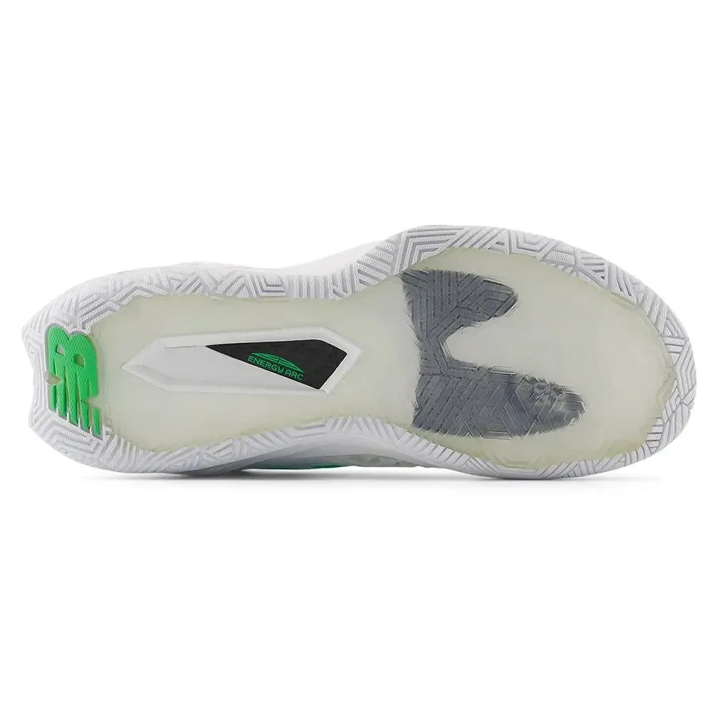 Women's Coco CG2 D Width Tennis Shoes White and Green Apple