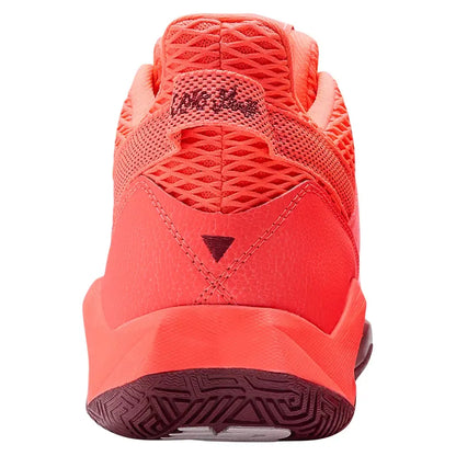 Women's Coco CG2 B Width Tennis Shoes Urgent Red and Monarch Burgundy