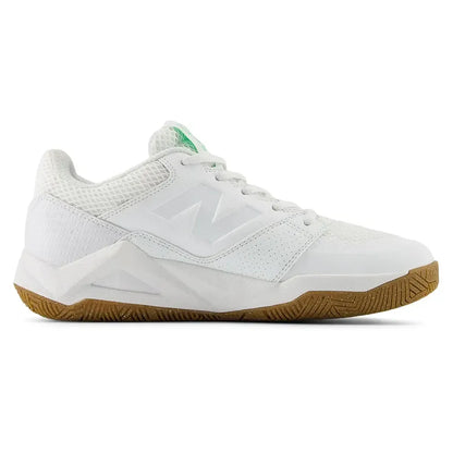 Women's FuelCell Delray D Width Tennis Shoes White and Green Apple