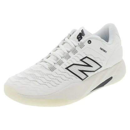Women's Fresh Foam X CT-Rally v2 B Width Tennis Shoes White and Gum-Footwear-New Balance-WCHRALC2B-F25copy-Tennis Express